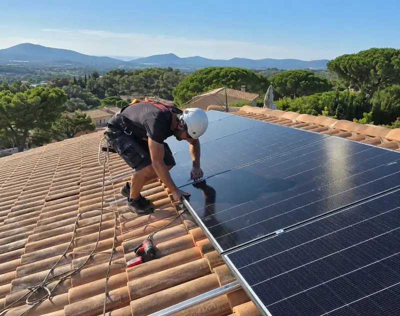 Installateur panneaux solaires Challex — pose photovoltaïque sur toiture