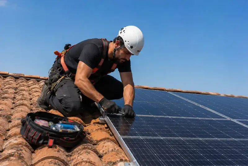 Maintenance et monitoring de panneaux solaires à Challex