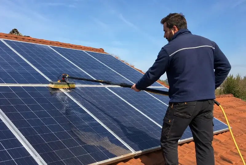 Nettoyage et entretien de panneaux solaires à Challex
